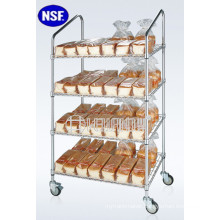 4 Tiers Bread Display Rack Shelving Manufacturer (CJ-A1205)